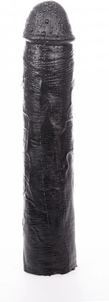 Hung System Benny dildo su siurbtuku, juodas, 25,5 cm