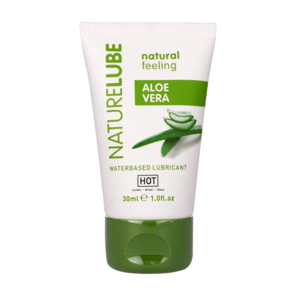 HOT Nature lubrikantas vandens pagrindu su alavijais, 30 ml