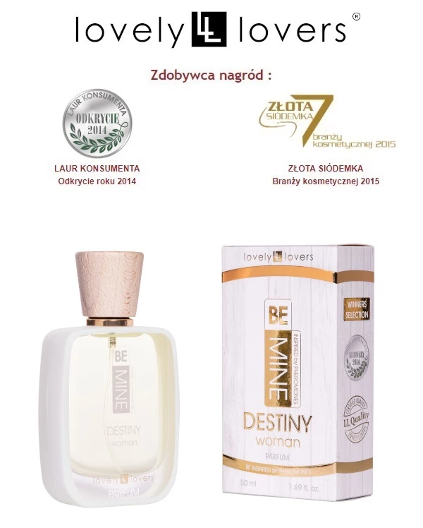 Lovely Lovers BeMine Destiny moteriški kvepalai, 50 ml