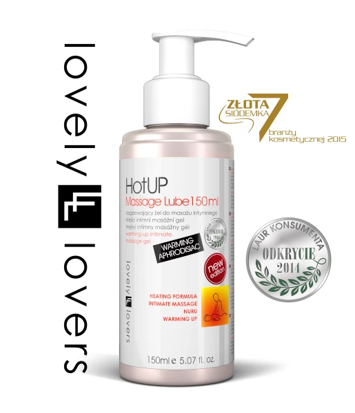 Lovely Lovers HotUP šildantis masažo gelis, 150 ml