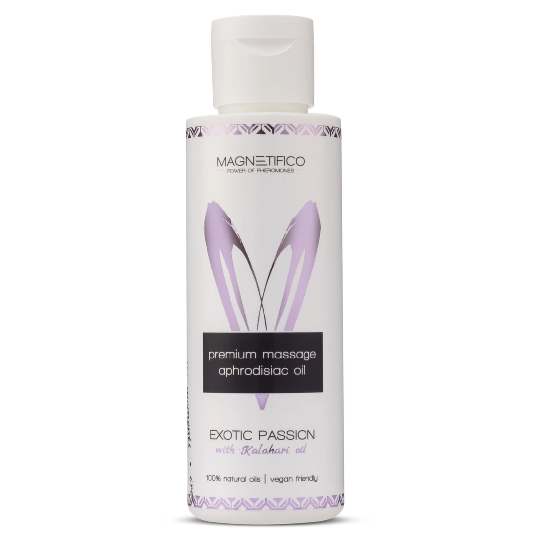 Magnetifico augalinis masažo aliejus, egzotinio aromato, 100 ml
