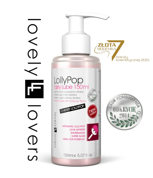 Lovely Lovers šildantis lubrikantas vandens pagrindu, vyšninis ledinukas, 150 ml
