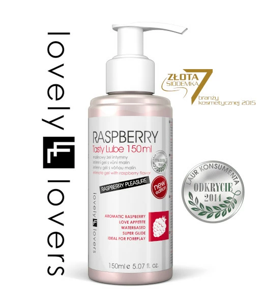 Lovely Lovers šildantis lubrikantas vandens pagrindu, avietė, 150 ml