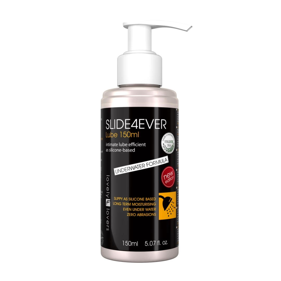 Lovely Lovers SLIDE4EVER lubrikantas vandens pagrindu su glicerinu, 150 ml