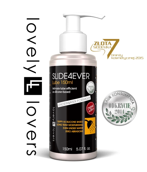 Lovely Lovers SLIDE4EVER lubrikantas vandens pagrindu su glicerinu, 150 ml