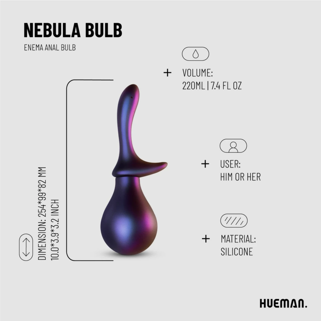 Hueman Nebula intymios higienos kriaušė, 220 ml