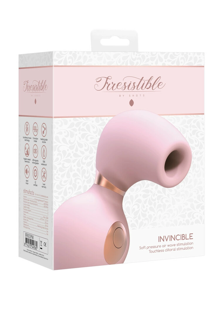 Irresistible by Shots Invincible klitorio stimuliatorius su oro bangomis