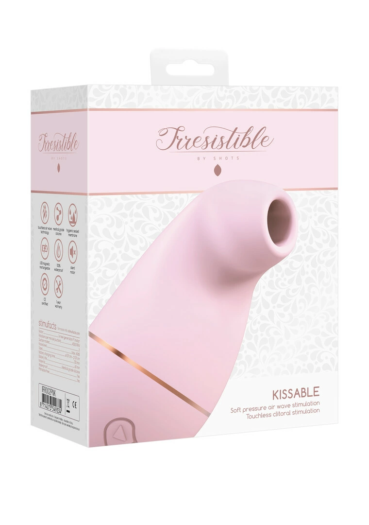 Irresistible by Shots Kissable oro bangų stimuliatorius, violetinis