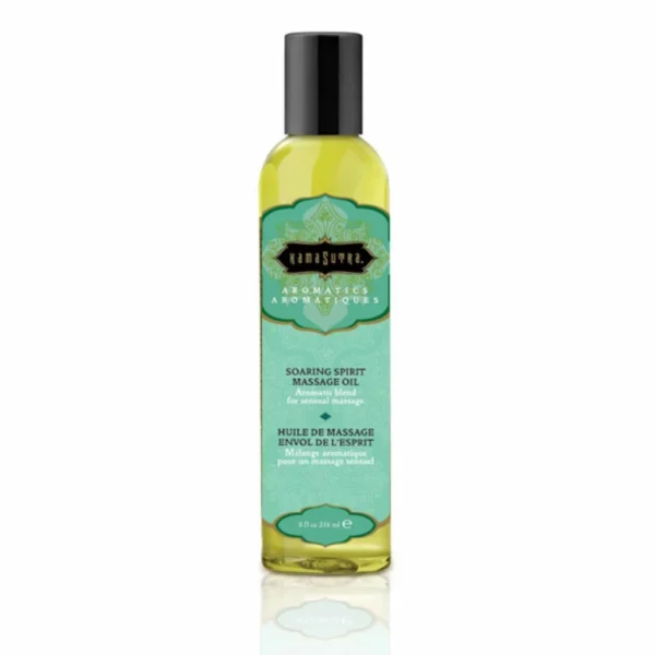 KamaSutra Soaring Spirit masažo aliejus su citrusų ir mėtų aromatu, 236 ml