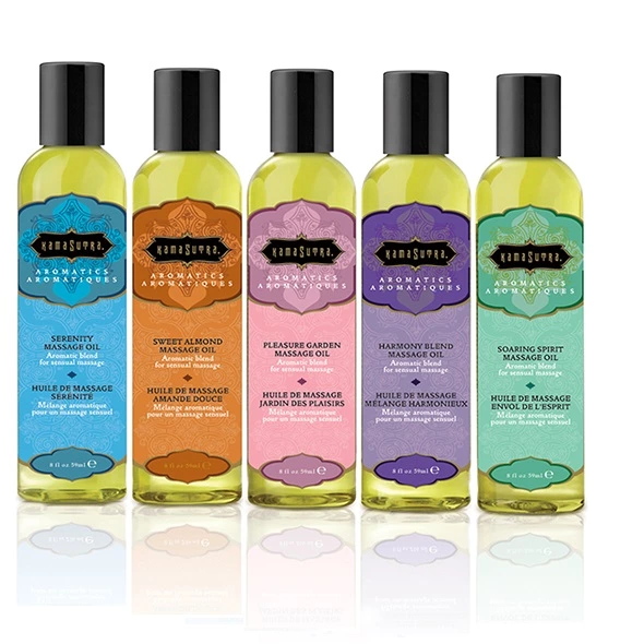 KamaSutra Tranquility Kit Aromatics masažo aliejų rinkinys, 5 aromatai