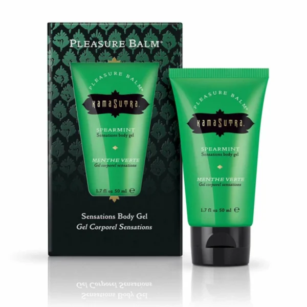 Kama Sutra Pleasure Balm masažo gelis vandens pagrindu, mėtų kvapo, 50 ml