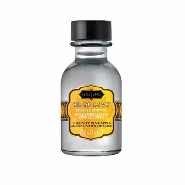 KamaSutra Oil of Love Coconut Pineapple šildantis aliejus odai, 22 ml