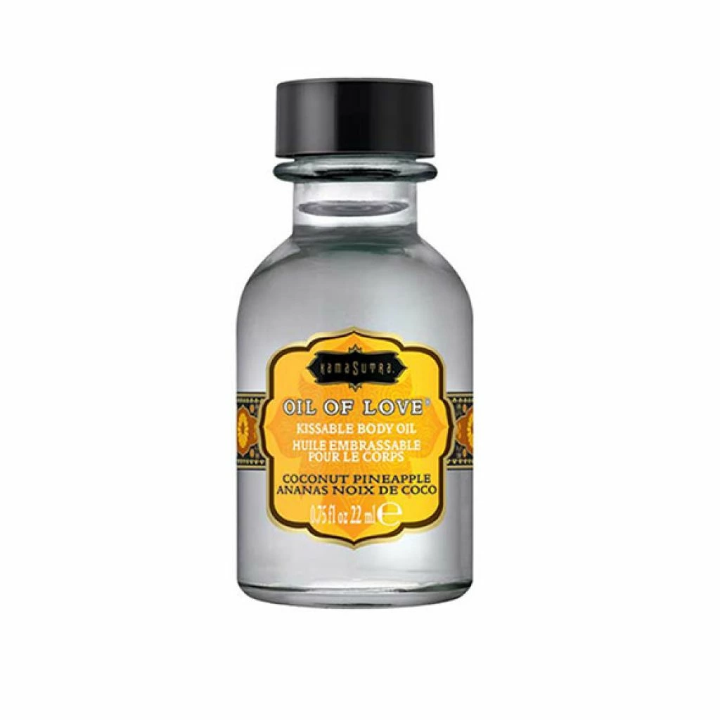 KamaSutra Oil of Love Coconut Pineapple šildantis aliejus odai, 22 ml