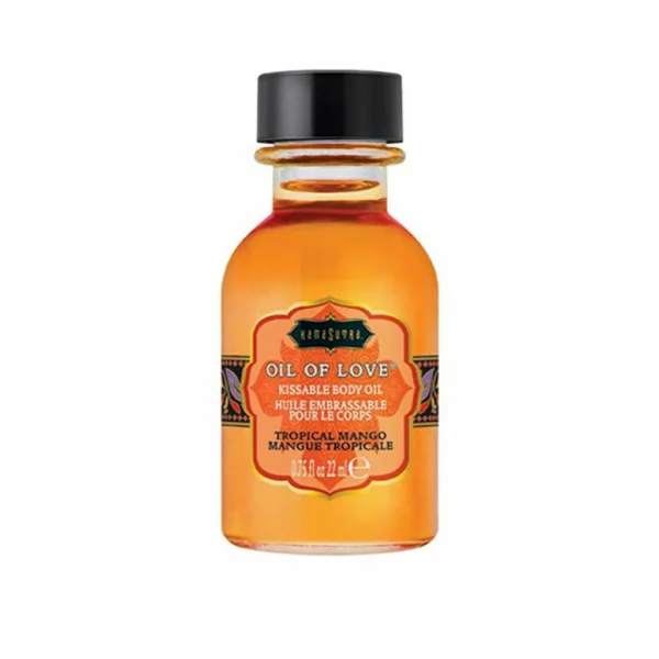 KamaSutra Oil of Love Tropical Mango šildantis aliejus odai, 22 ml
