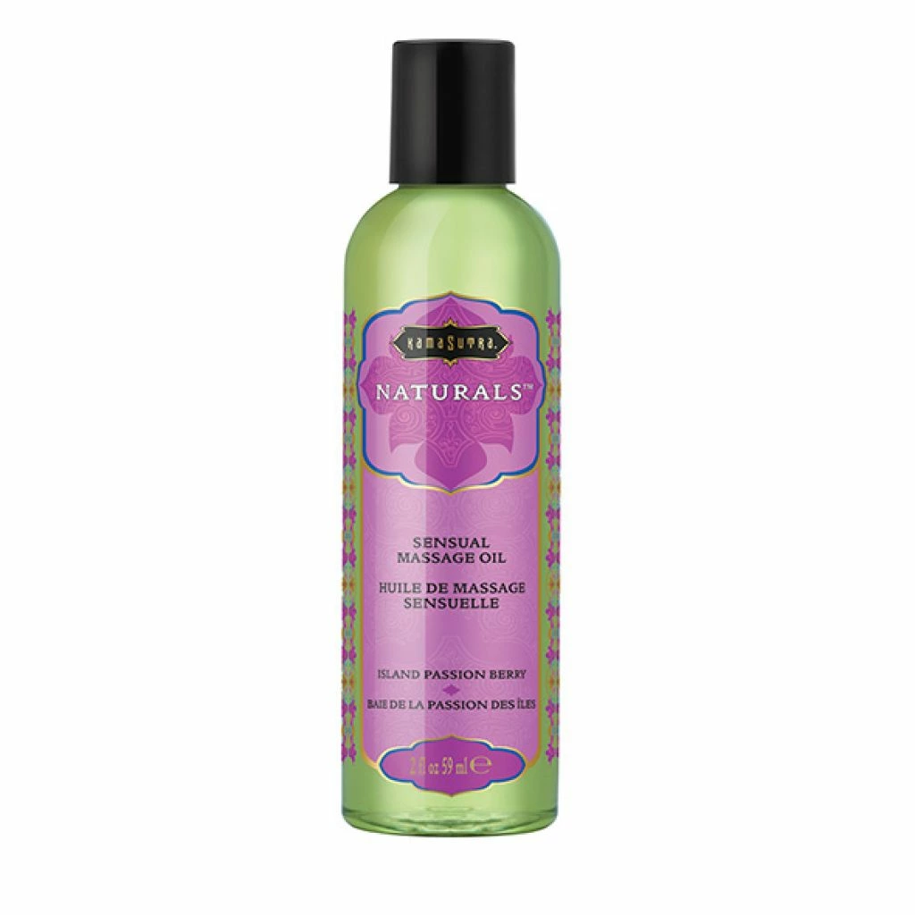 Kama Sutra Naturals Island Passion Berry masažo aliejus, 59 ml