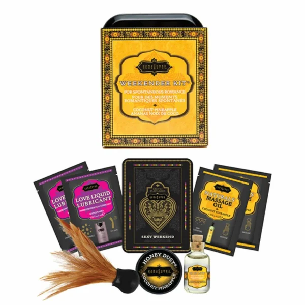 KamaSutra The Weekender kelioninis rinkinys poroms, kokosų ir ananasų aromatas
