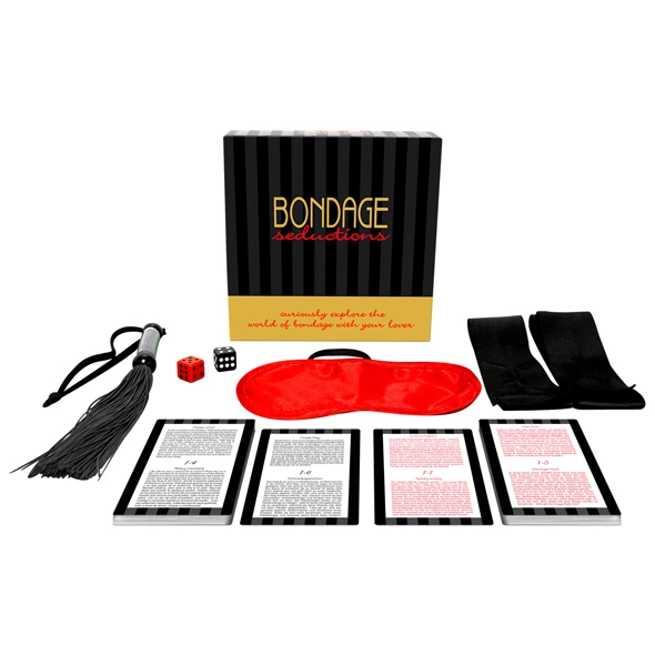 Kheper Games Bondage Seductions žaidimas poroms su surišimo priedais