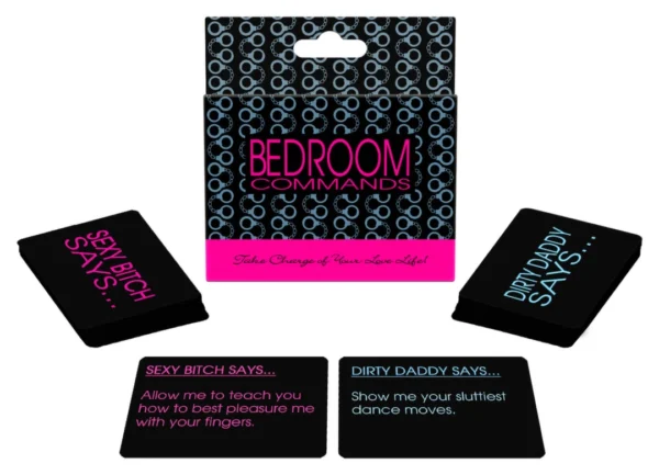 Kheper Games Bedroom Commands kortų žaidimas poroms, 2 kaladės, anglų kalba