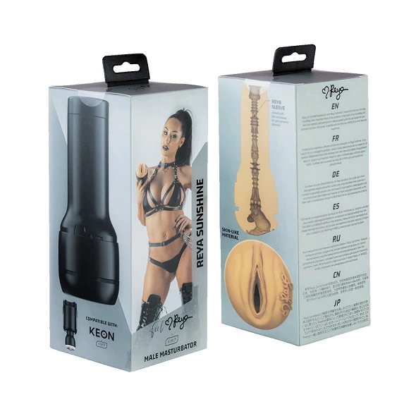 Kiiroo Stars Collection FeelReya Sunshine masturbatorius, suderinamas su Keon
