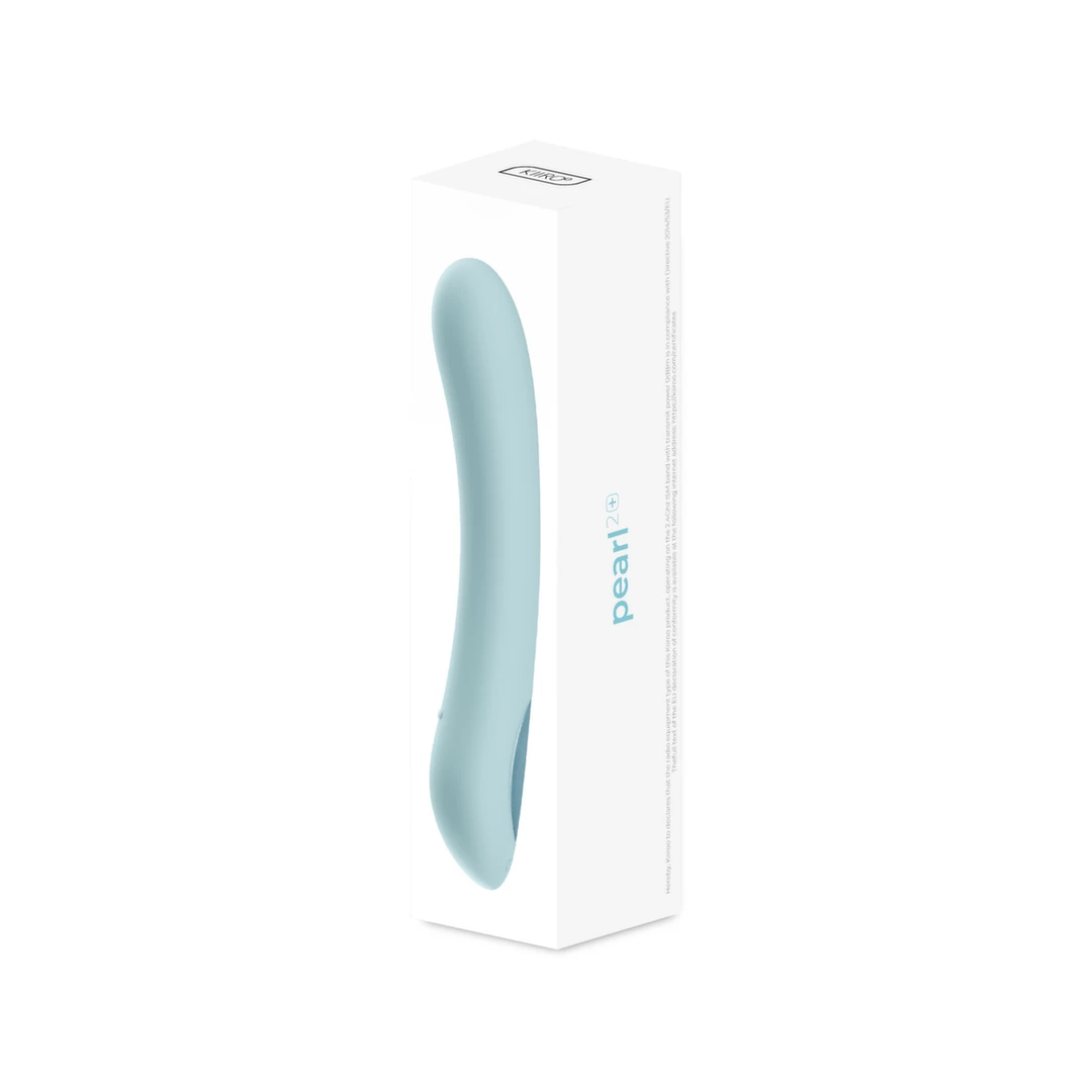 Kiiroo Pearl2 Plus G taško vibratorius su programėle ir Bluetooth, turkio spalvos