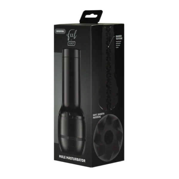 Kiiroo FeelSensation masturbatorius, suderinamas su Keon ir PowerBlow, juodas