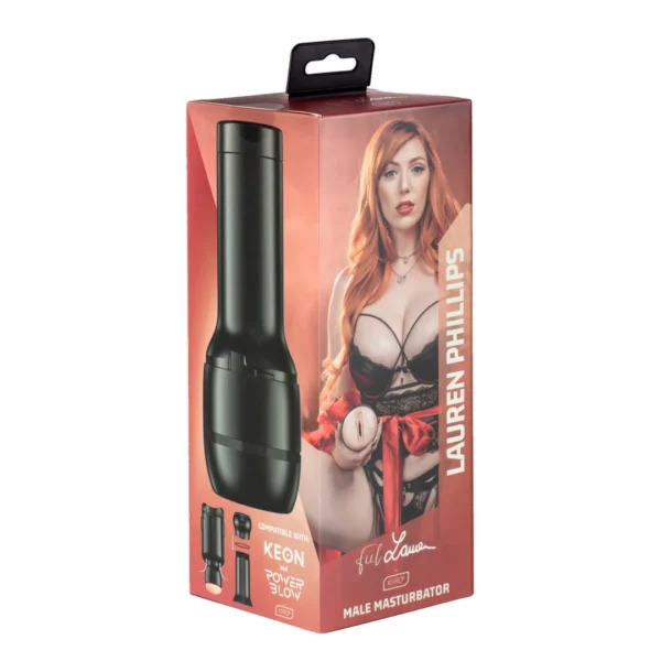 Kiiroo Feel Lauren Phillips PBC masturbatorius, tinka Keon ir PowerBlow, šviesus