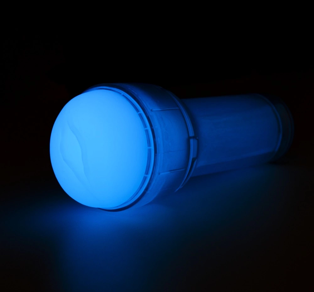 Kiiroo Feel Glow masturbatorius, švytintis tamsoje, skaidriai baltas, 22,3 cm