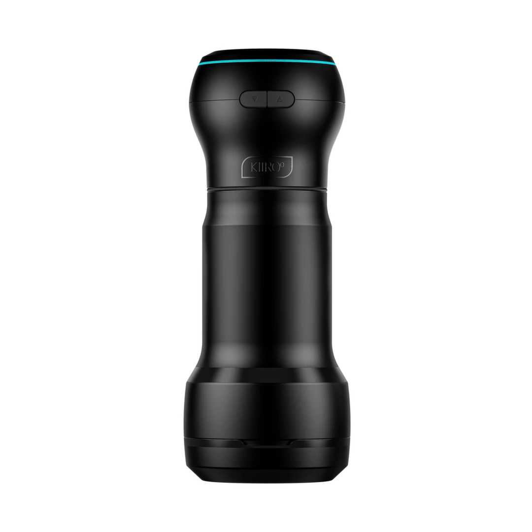 Kiiroo Feel PocketBlow ir PowerBlow Combo masturbatorius su siurbimo funkcija, juodas