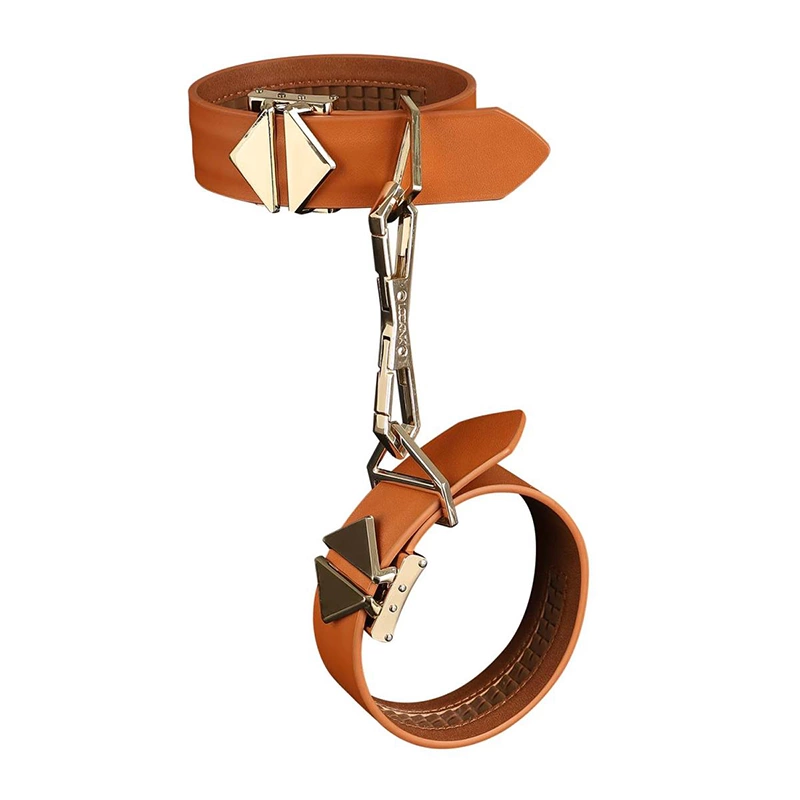 Lockink Moonlight Treasure Chest BDSM rinkinys lagamine su kodine spyna, rudas
