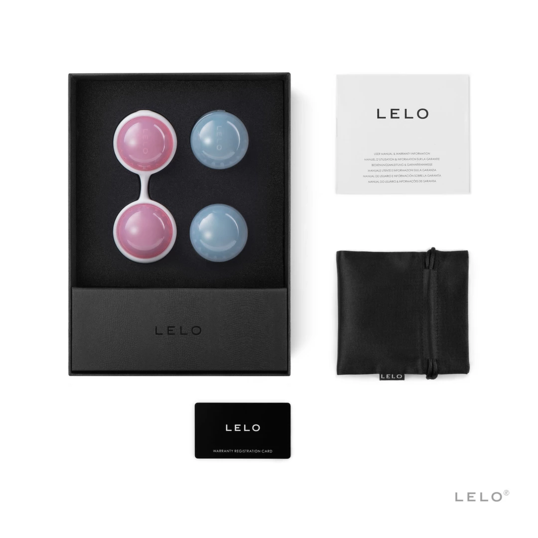 LELO Luna Beads Mini Kėgelio kamuoliukai, 4 vnt., 29 mm
