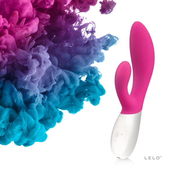 LELO Ina Wave vibratorius su dviguba stimuliacija ir WaveMotion judesiu, Cerise
