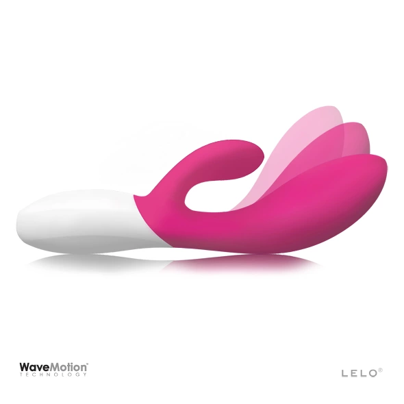 LELO Ina Wave vibratorius su dviguba stimuliacija ir WaveMotion judesiu, Cerise