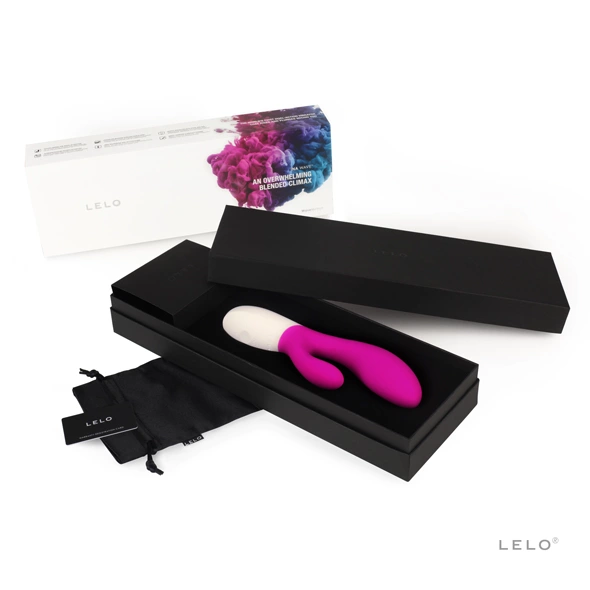 LELO Ina Wave vibratorius su dviguba stimuliacija ir WaveMotion judesiu, Cerise