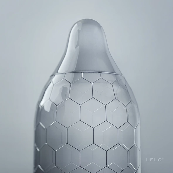 LELO HEX Respect XL didesnio dydžio prezervatyvai, 12 vnt.
