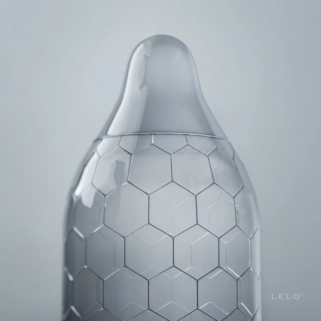 LELO HEX Original prezervatyvai su šešiakampe struktūra, 36 vnt.
