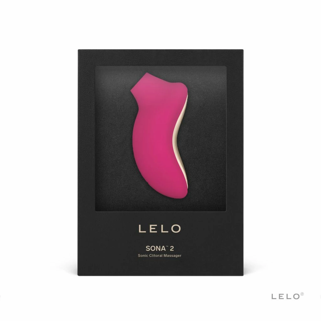 LELO Sona 2 klitorio stimuliatorius su garso bangų technologija, 12 režimų, Cerise