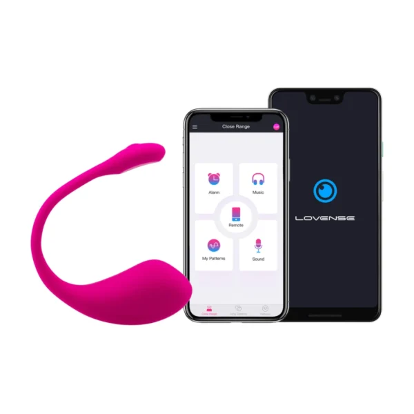 Lovense Lush 2 vibruojantis kiaušinėlis, valdomas programėle, rožinis