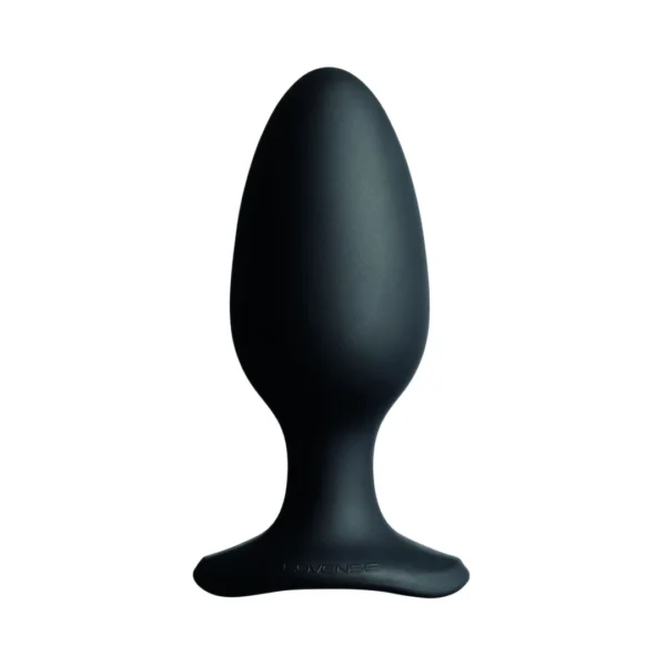 Lovense Hush 2 L 57 mm vibruojantis analinis kaištis, valdomas programėle, juodas