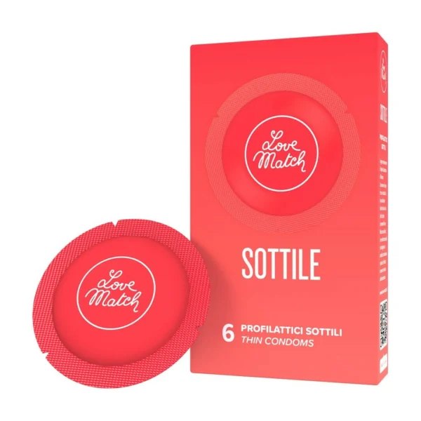 Love Match Sottile latekso prezervatyvai, 6 vnt.