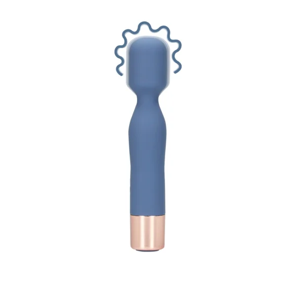 Loveline by Shots Blue Horizon mini vibratorius su rievelėmis, mėlynas