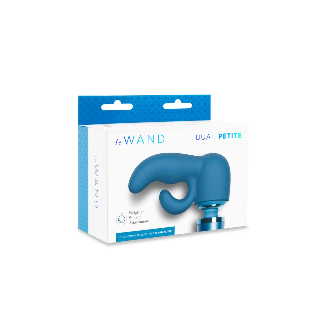 Le Wand Petite Dual Weighted silikoninis antgalis wand masažuokliui