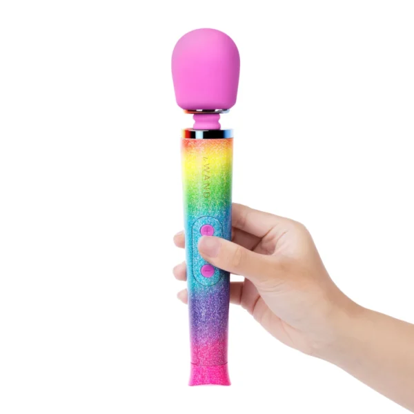 Le Wand Petite All That Glimmers wand masažuoklio rinkinys, Rainbow Ombre