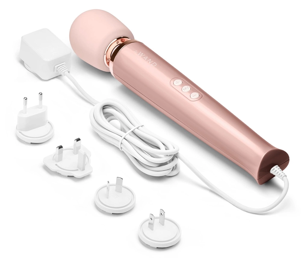 le Wand Powerful Plug-In wand masažuoklis, maitinamas iš elektros tinklo, RoseG