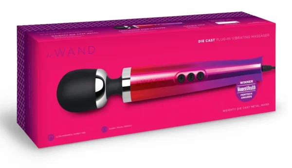 le Wand Diecast Plug-In wand masažuoklis su maitinimu iš tinklo, Ombre