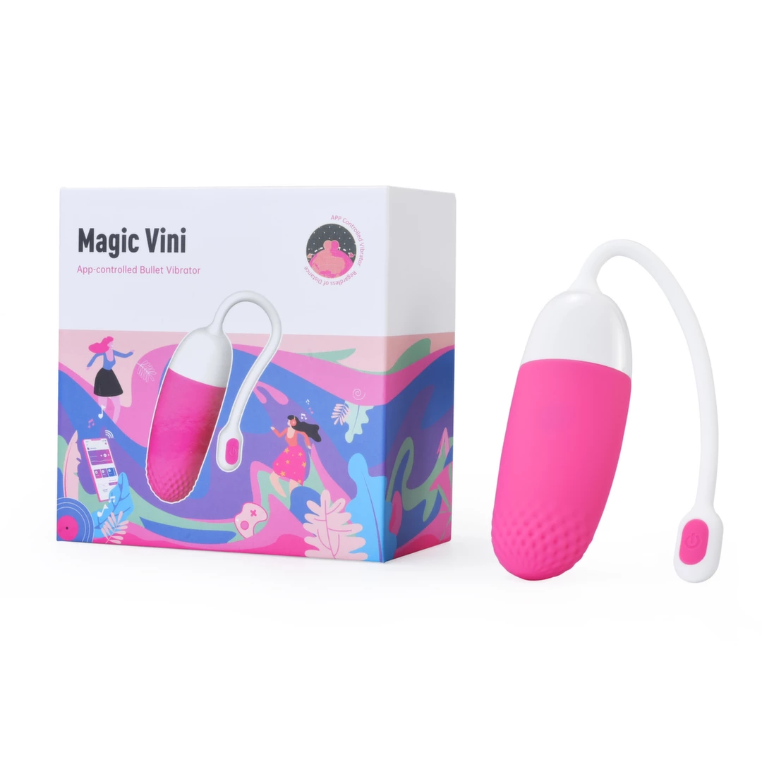 Magic Motion Vini kompaktiškas vibratorius, valdomas programėle, rožinis