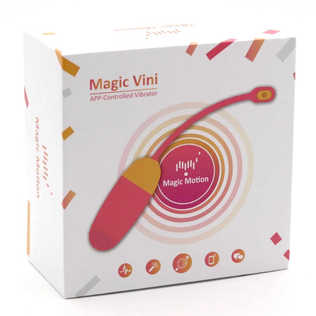 Magic Motion Vini kompaktiškas vibratorius, valdomas programėle, oranžinis