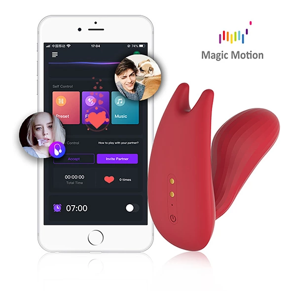 Magic Motion Umi dėvimas vibratorius su 2 varikliais, valdomas programėle