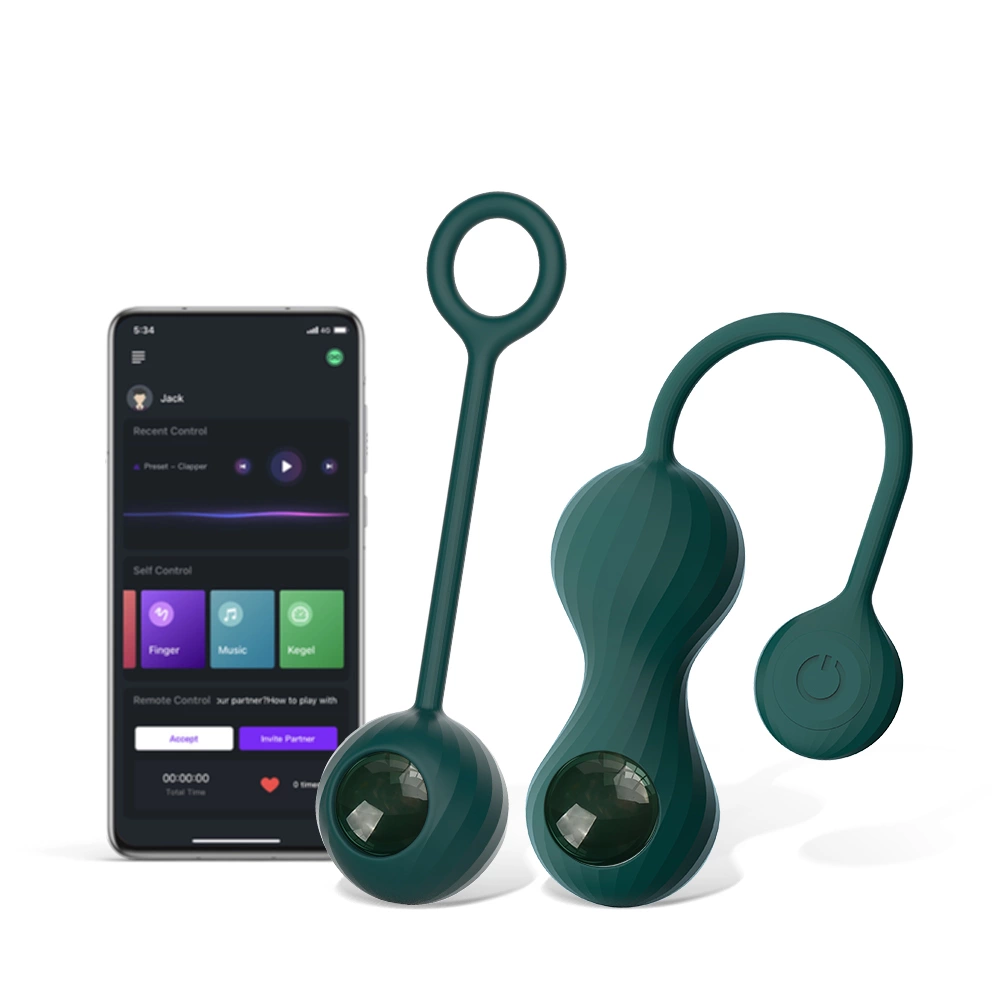 Magic Motion Crystal Duo Kėgelio kamuoliukų rinkinys su svarmenimis ir programėle, rožinis