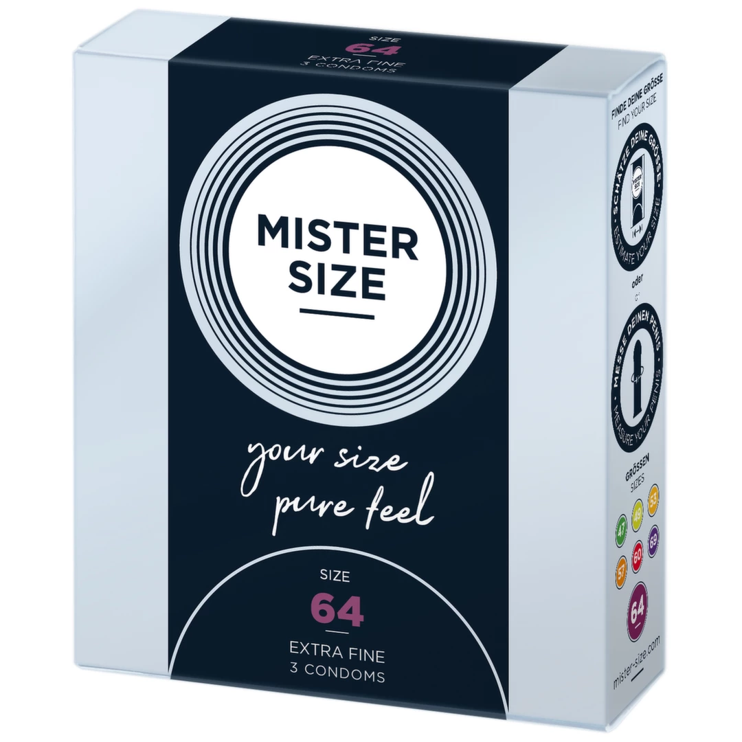 Mister Size 64 mm prezervatyvai, 3 vnt.