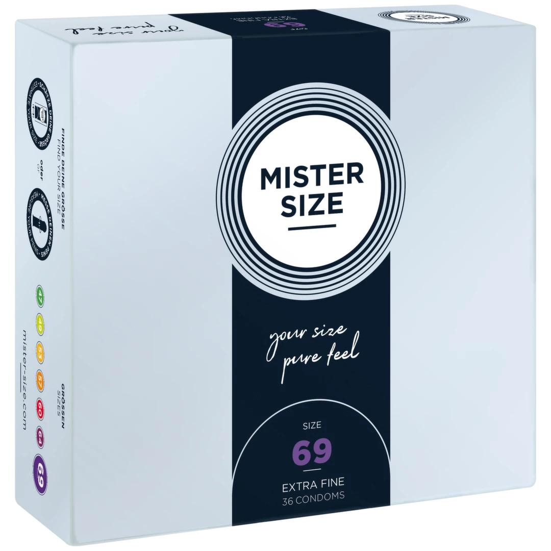 Mister Size 69 mm prezervatyvai, 36 vnt.